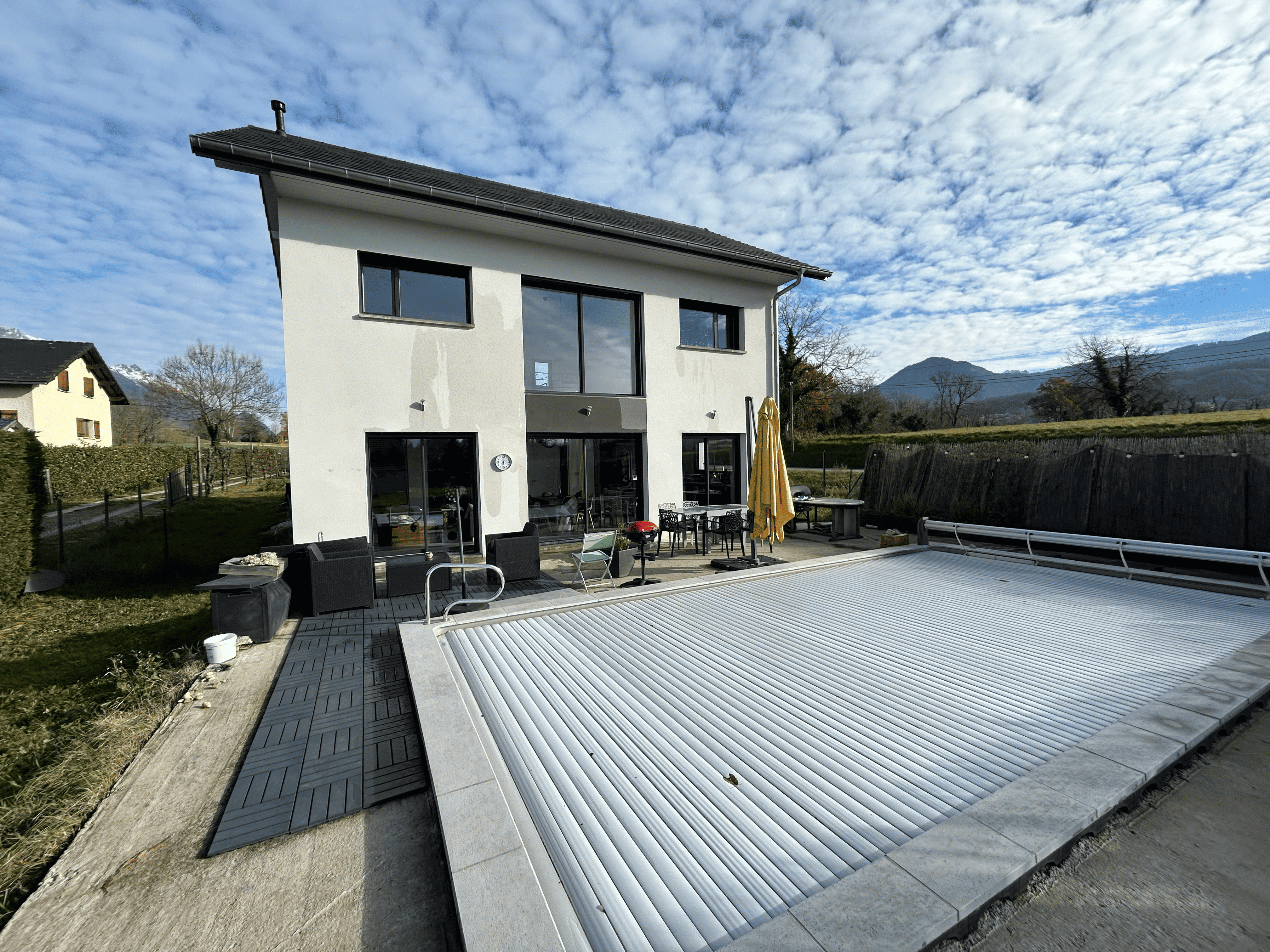 Nettoyage de vitres et baies vitrées chez un particulier