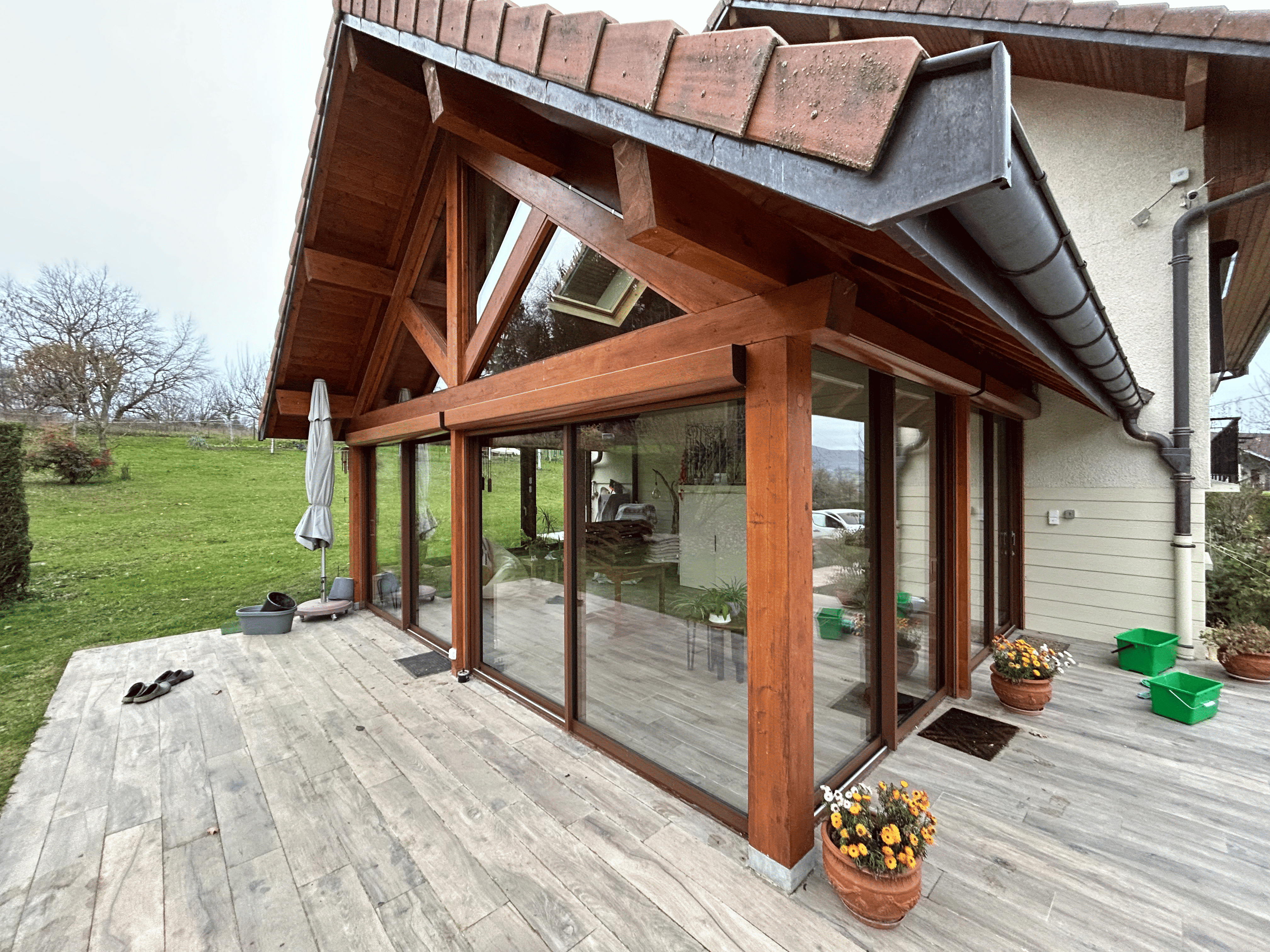 Nettoyage de véranda chez un particulier